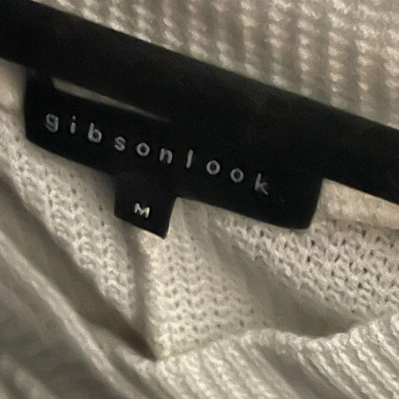 Gibson Look Dolman Sleeve Off Shoulder Sweater Size Medium - Picture 3 of 9